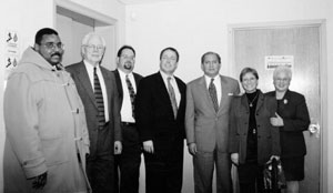 Assemblymember Hoyt and Committee staff meet with Assemblymember Peter Rivera and the staff of V.I.P. Community Services in the Bronx.