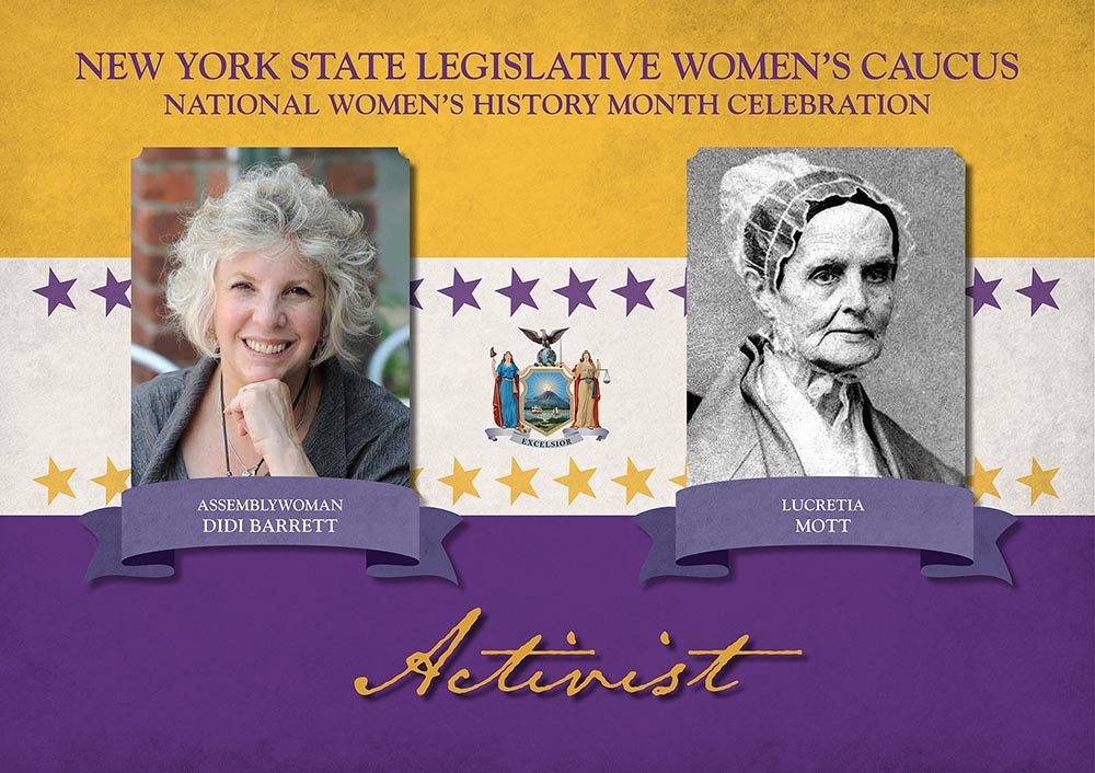 Members of the 2019-2020 Women’s Legislation Caucus commemorate and remember the leaders of the Women’s Suffrage Movement whose historical efforts enabled women to vote and to run for and hold political office.