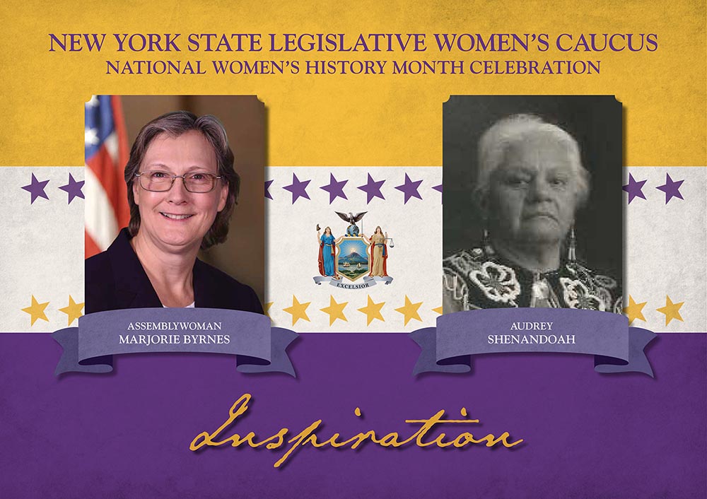 Members of the 2019-2020 Women’s Legislation Caucus commemorate and remember the leaders of the Women’s Suffrage Movement whose historical efforts enabled women to vote and to run for and hold political office.