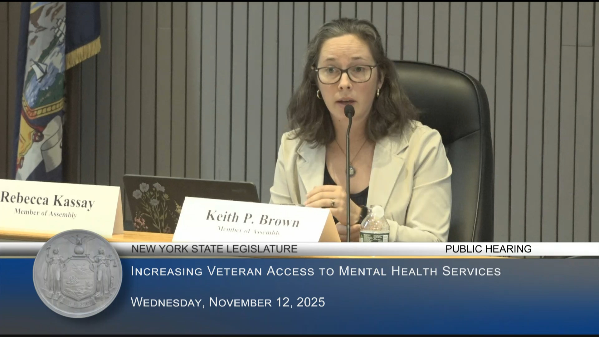 LI State Veterans Home Director Testifies at Public Hearing on Ways to Increase Veterans’ Access to Mental Health Services