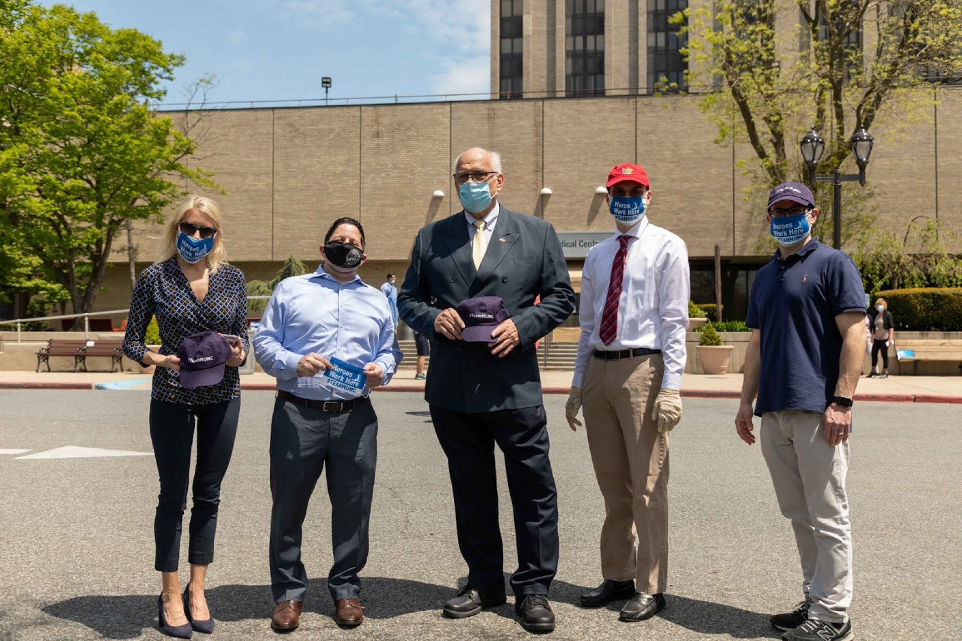 Assemblyman John Mikulin (R,C,I-Bethpage), along with (from left to right) Nassau County Legislator Laura Schaefer, Franklin Square Red Mango Owner Christopher Cianciulli, Town of Hempstead Councilman