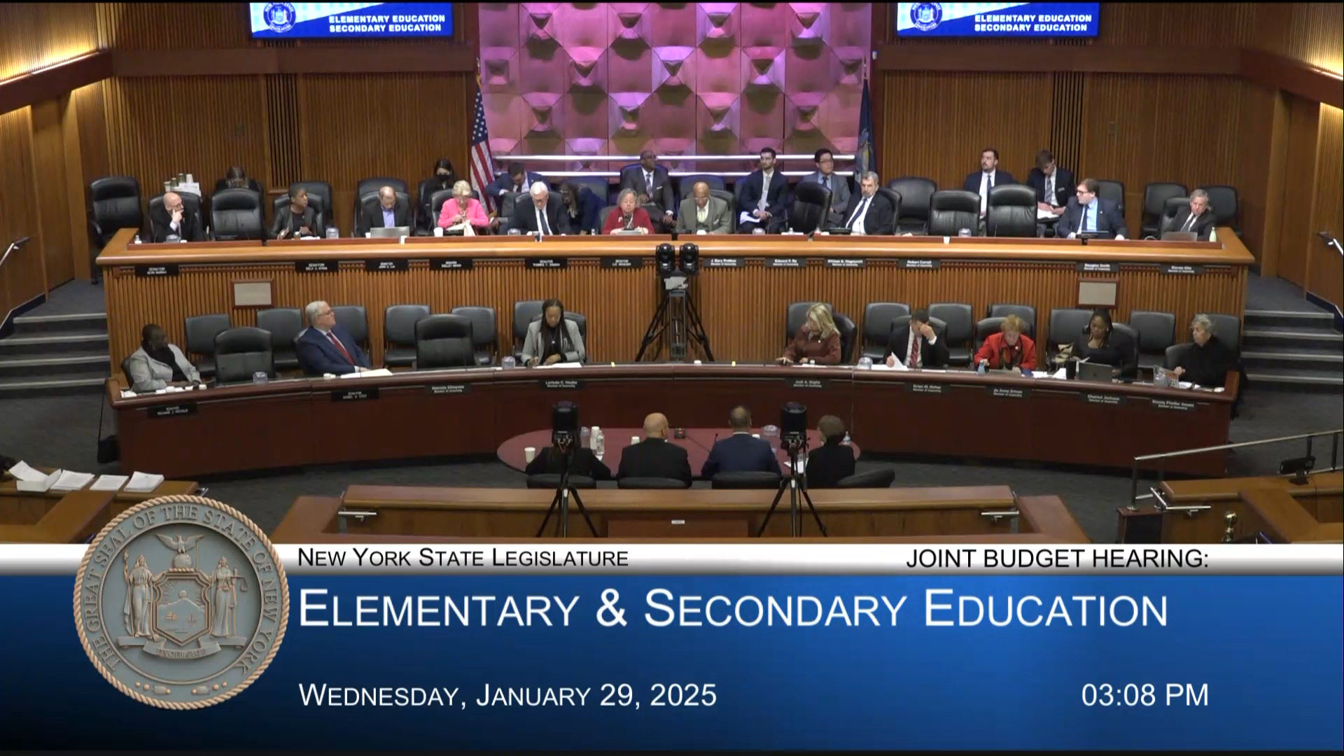 Education Organizations Testify During Budget Hearing on Primary and Secondary Education