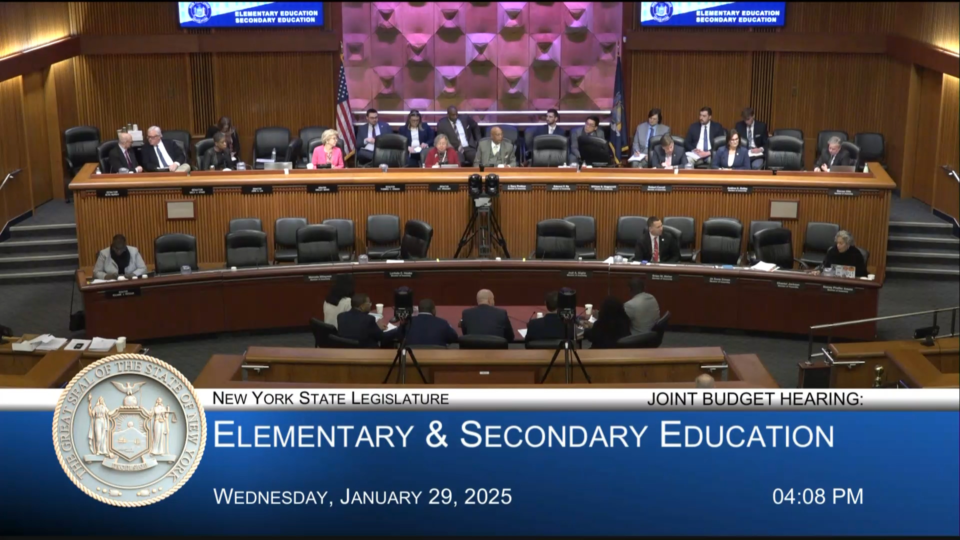 School Superintendents Testify During Budget Hearing on Elementary and Secondary Education