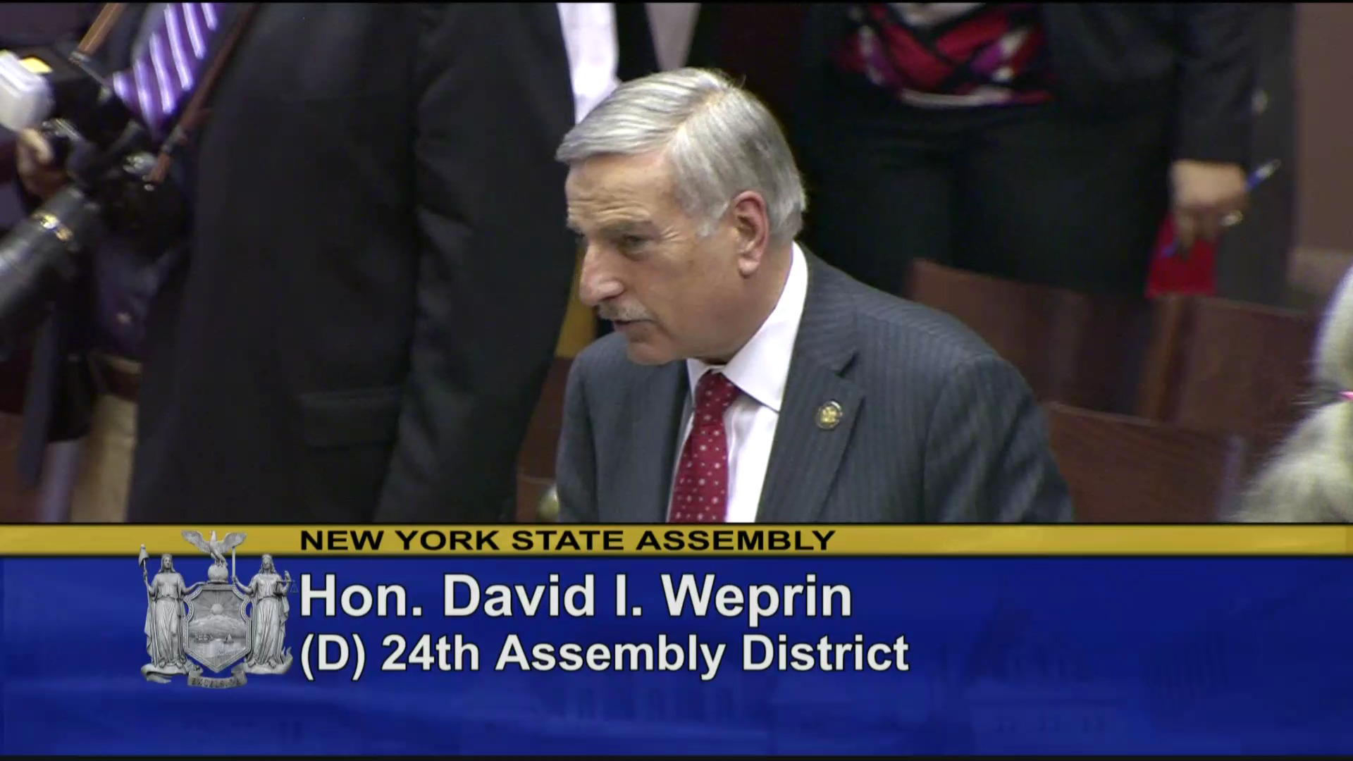 Weprin Votes in Favor of Alice's Law