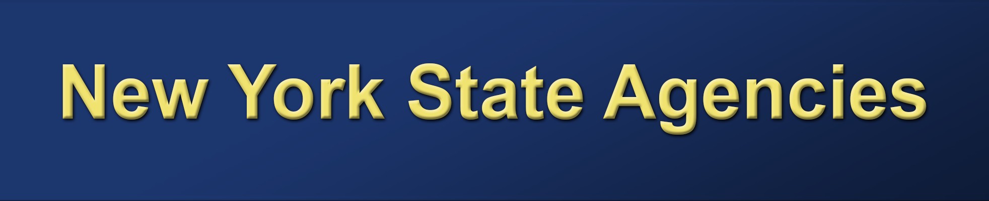 NYS Agencies