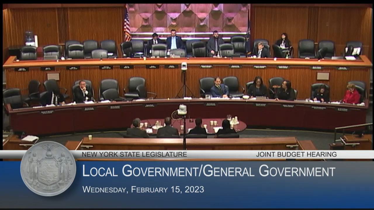 NYC Officials Testify During Budget Hearing on Local/General Government