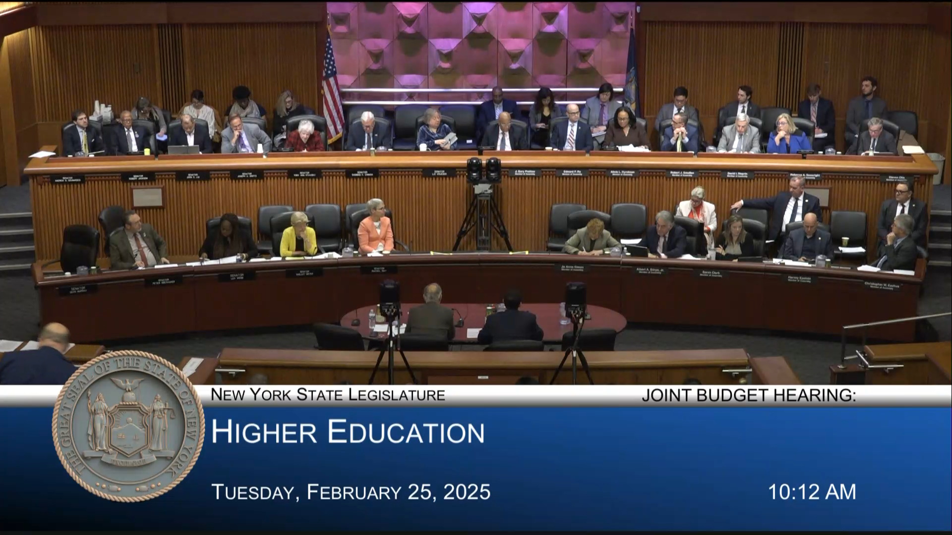 Education Commissioner Testifies During Joint Budget Hearing on Higher Education