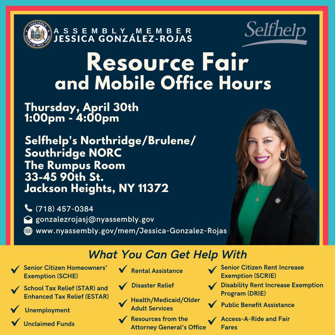 Resource Fair and Mobile Office Hours - April 30, 2026