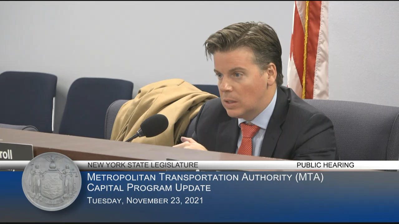 Carroll Questions Advocates During Hearing on the Effects of COVID-19 on the MTA’s 2020-2024 Capital Program