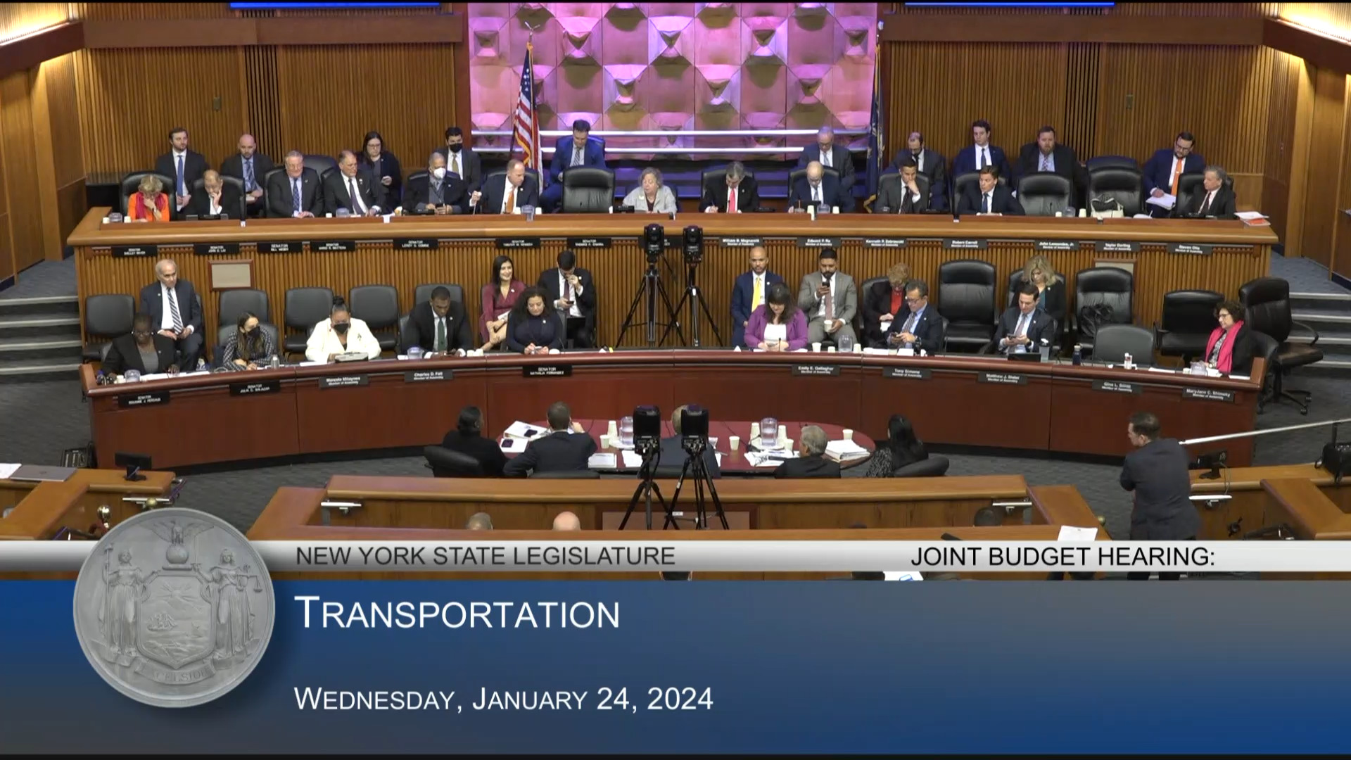 MTA Chairman Testifies During Joint Budget Hearing on Transportation