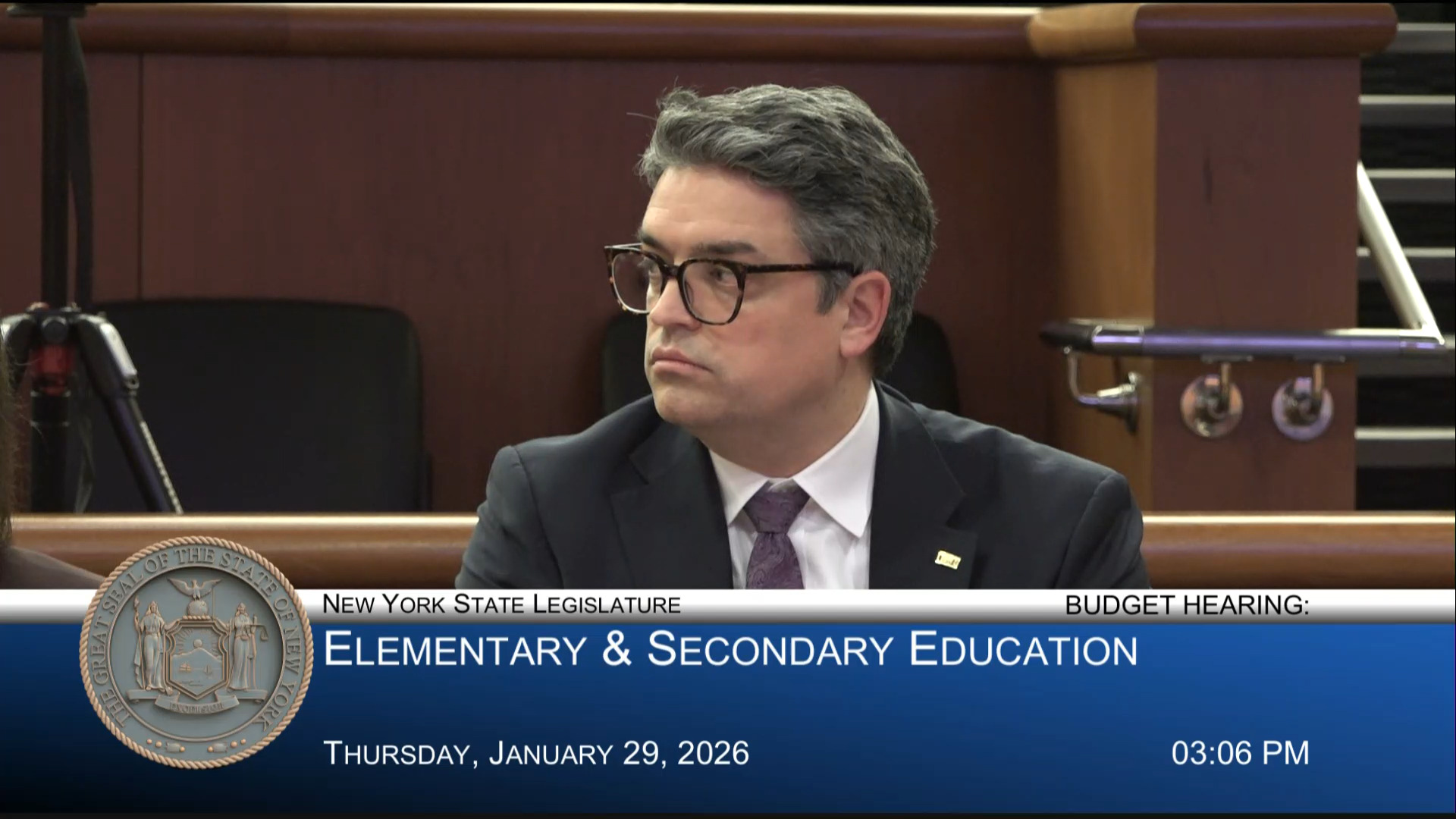 Union Representatives Testify During Budget Hearing on Elementary and Secondary Education