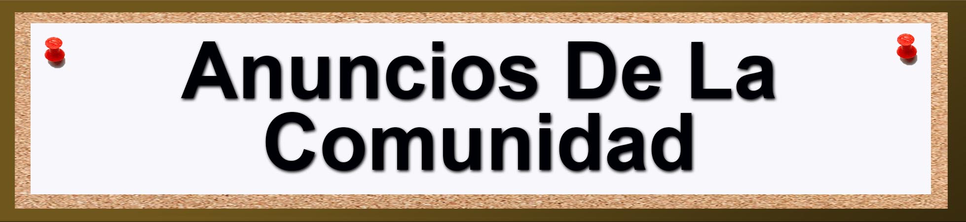 Anuncios De La Comunidad