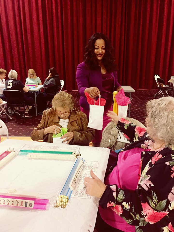 Making a special Mother's Day visit to our Mill Basin Senior Center.