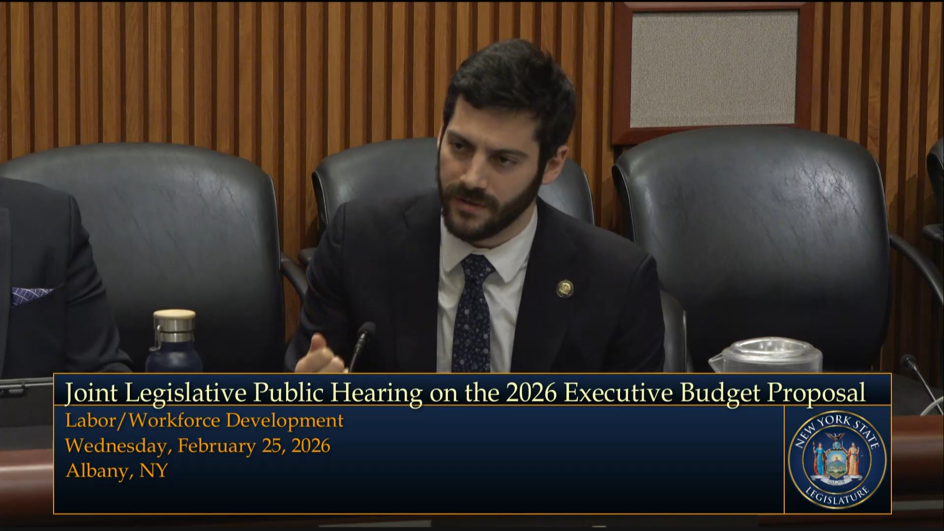 State Commissioners Testify During Joint Budget Hearing on Labor and Workforce Development