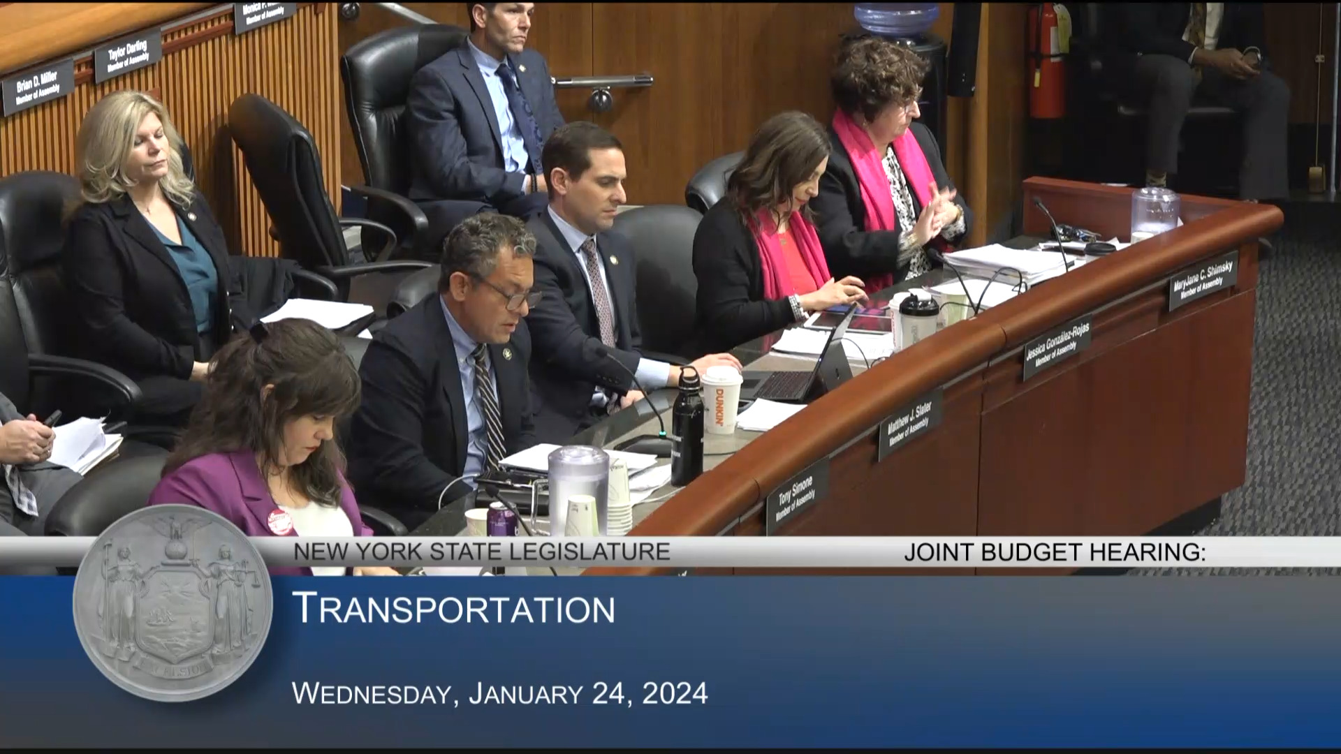 DOT Commissioner Testifies During Joint Budget Hearing on Transportation