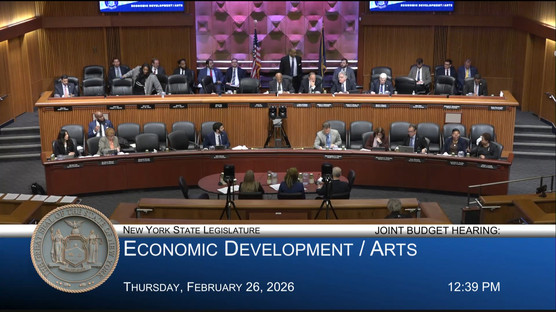 ESD President Testifies During Budget Hearing on Economic Development/Arts