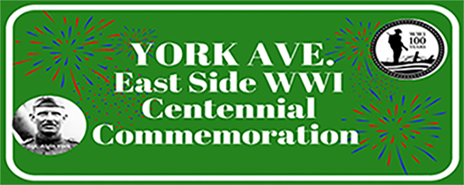 York Avenue East Side WW1 Centennial Commemoration