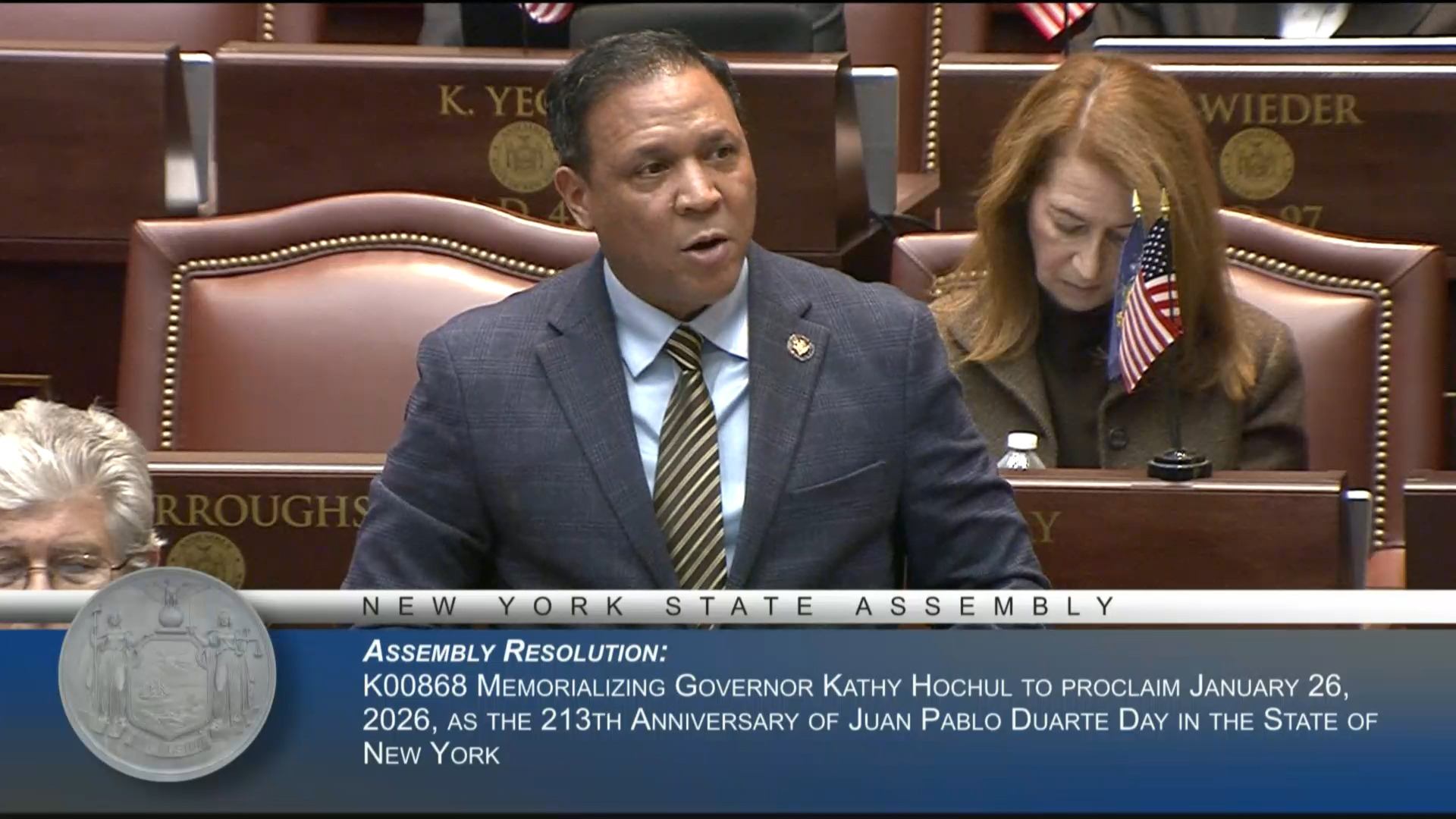 213th Anniversary of Juan Pablo Duarte Day in NY