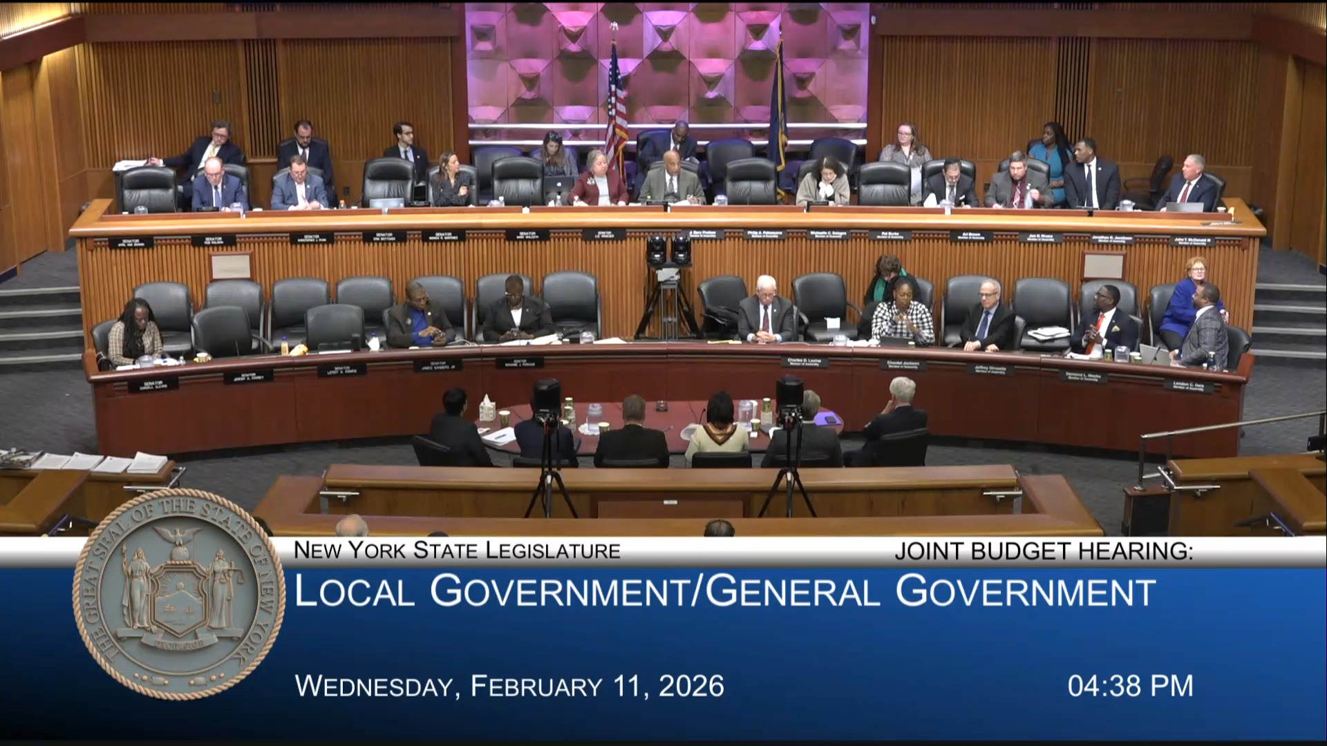 Municipal Officials Testify During Budget Hearing on Local/General Government