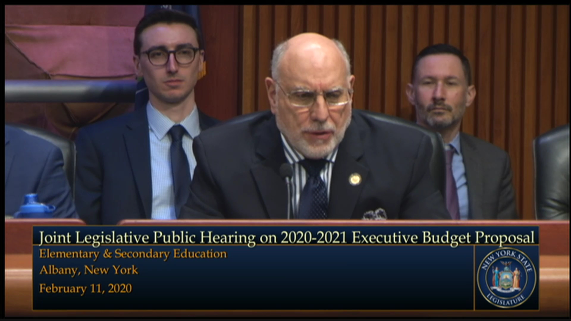 Education Commissioner Testifies During Budget Hearing on Elementary and Secondary Education