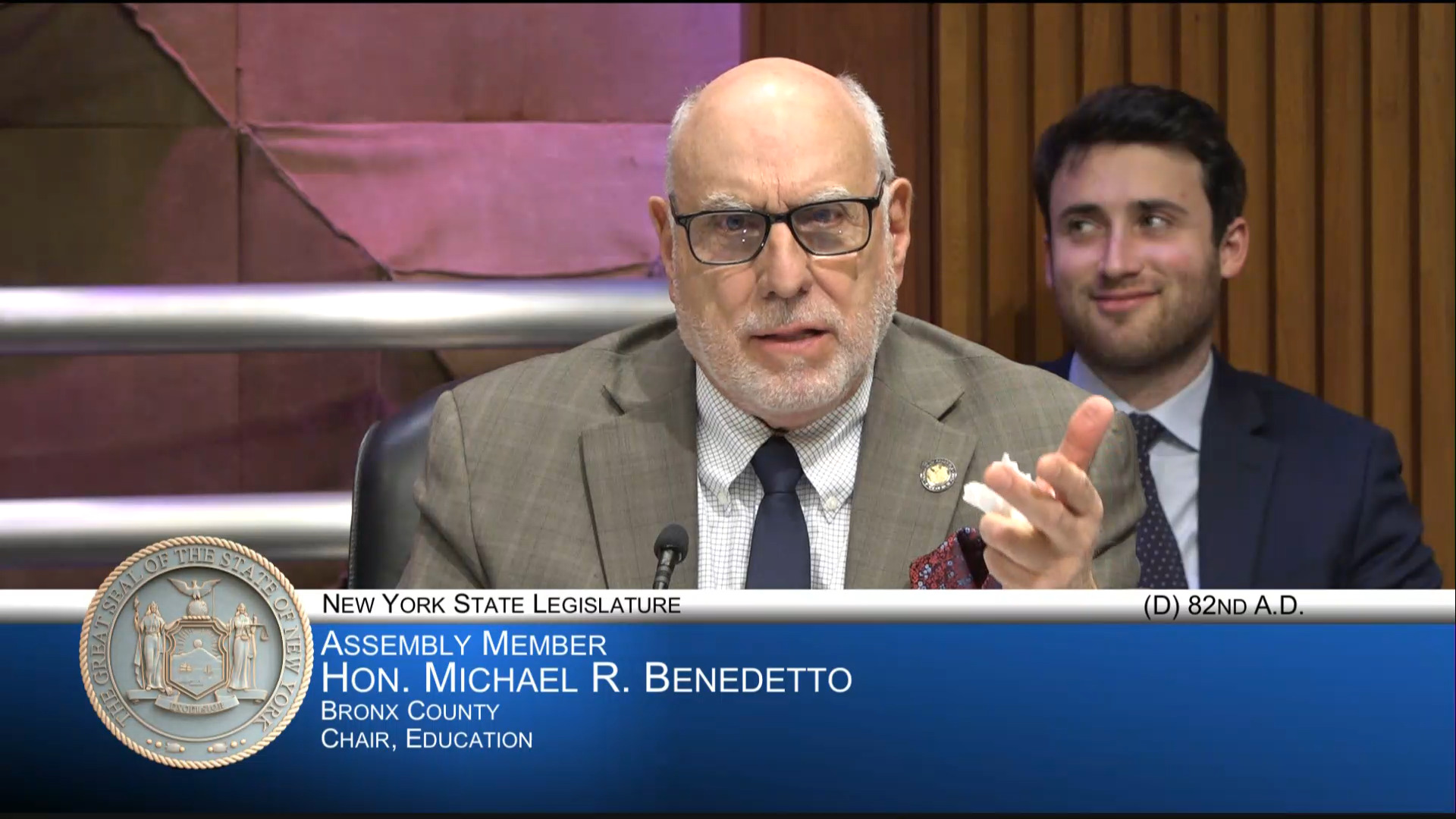 Union Representatives Testify During Budget Hearing on Elementary and Secondary Education