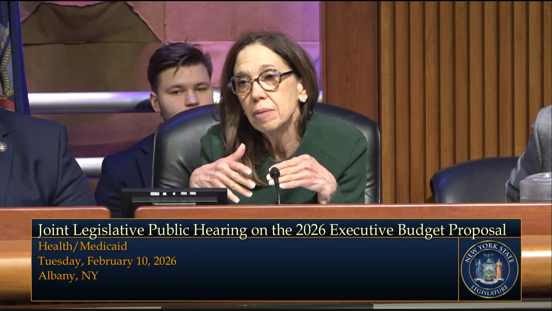 NYS Dept. of Health Officials Testify During Budget Hearing on Health and Medicaid