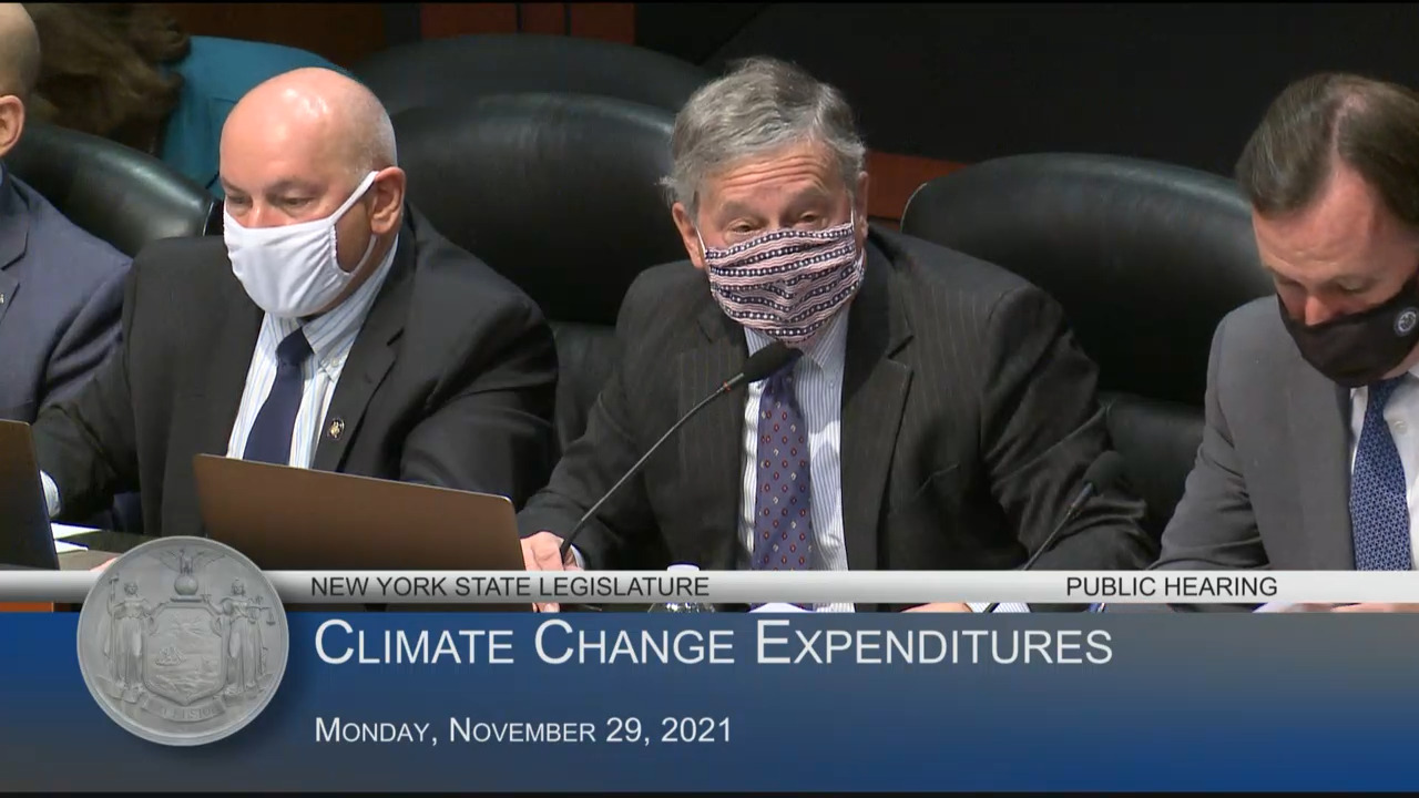 NYSERDA Testifies at Hearing to Review Climate Change Expenditures by State Entities