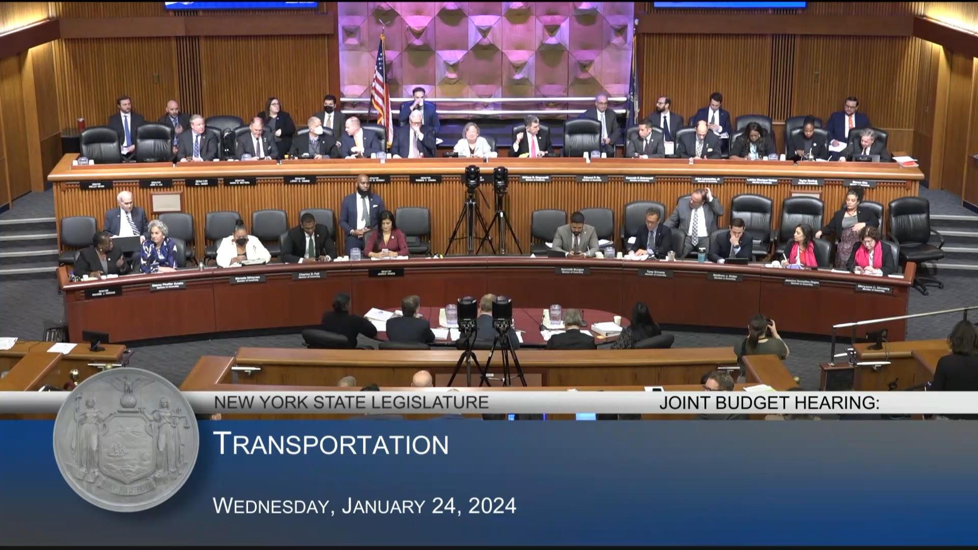 MTA Chairman Testifies During Joint Budget Hearing on Transportation