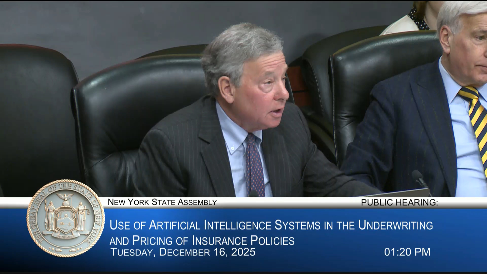 Life Insurance Council of NY President Testifies at Public Hearing on Use of AI in the Underwriting and Pricing Insurance Policies