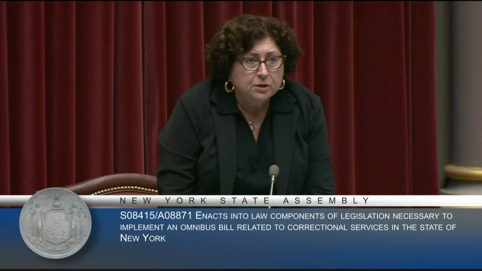 Omnibus Bill Related to Correctional Services in NY