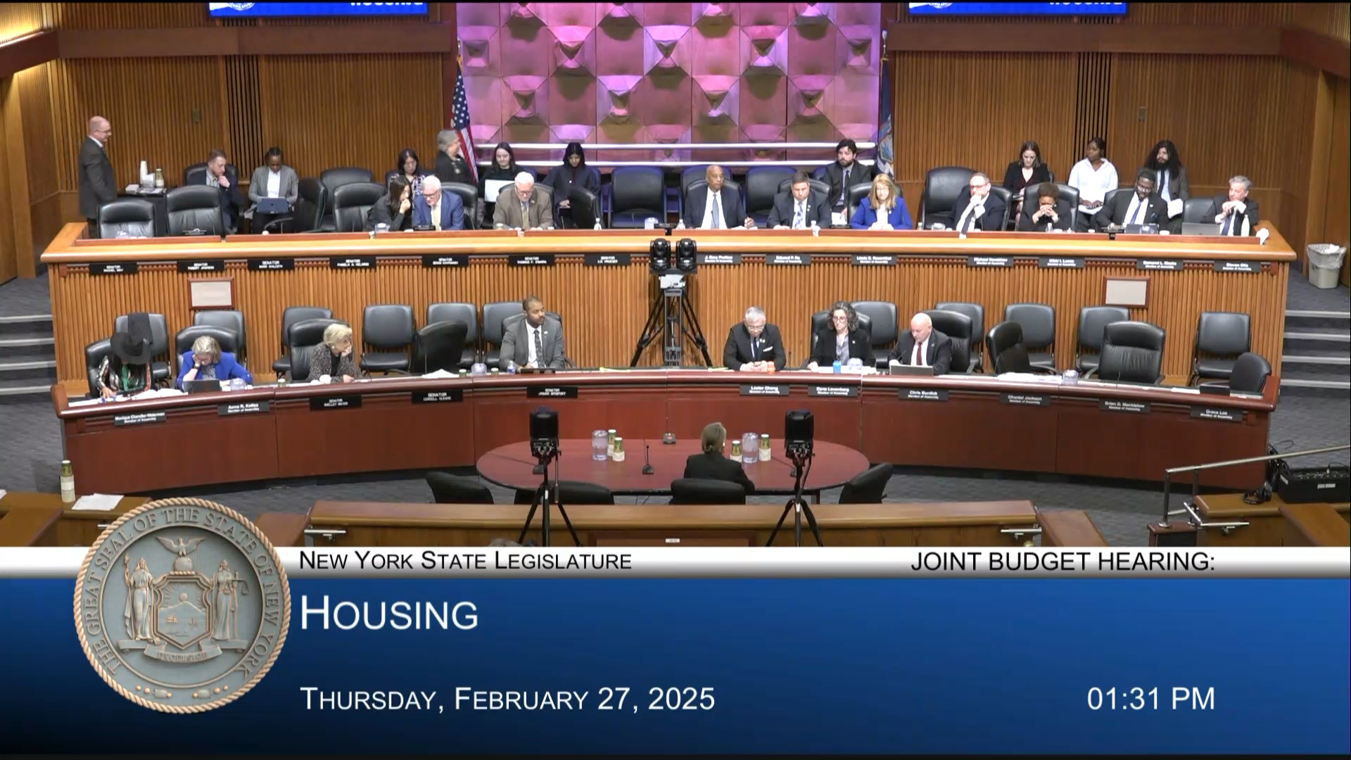 HCR Commissioner Testifies During Joint Budget Hearing on Housing