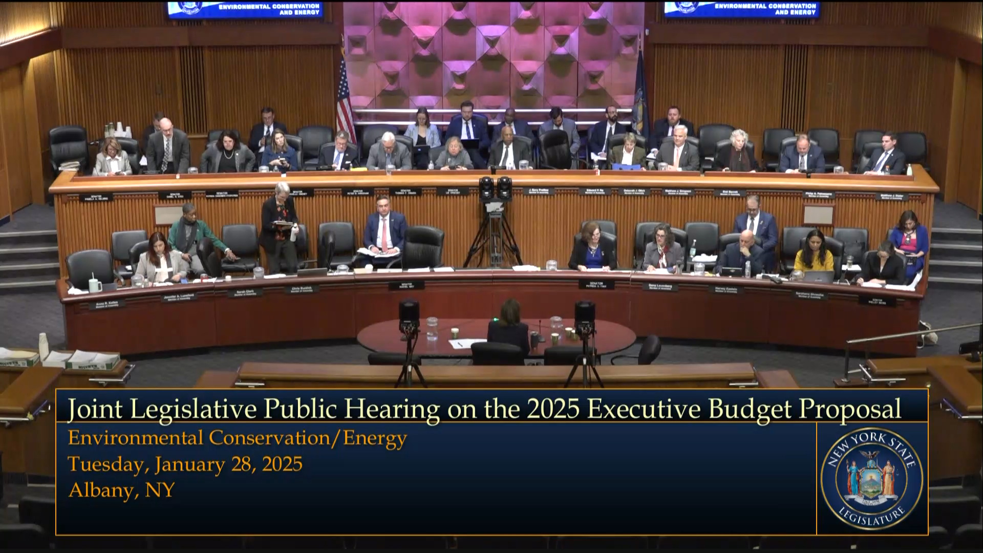 NYSERDA President Testifies During Budget Hearing on Environmental Conservation and Energy