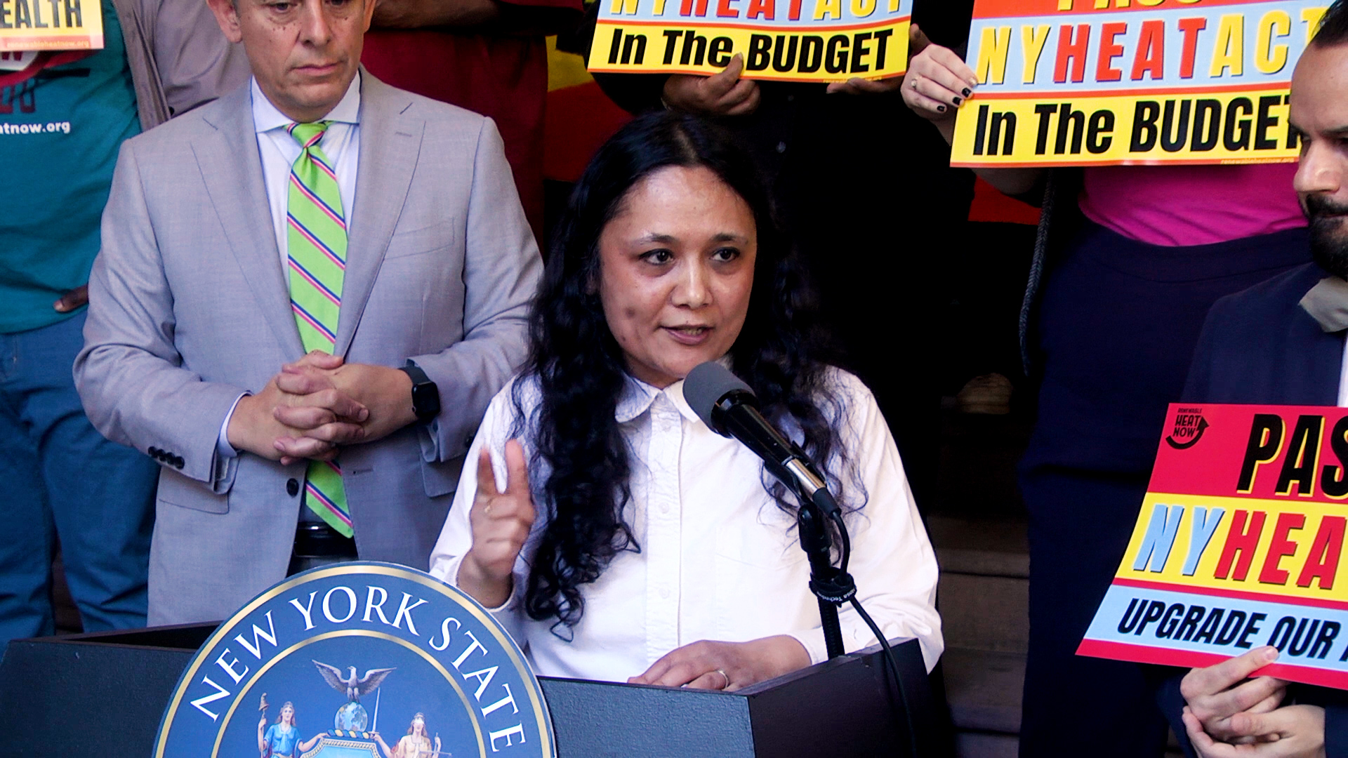 Sherestha Urges Passage of the NY HEAT Act