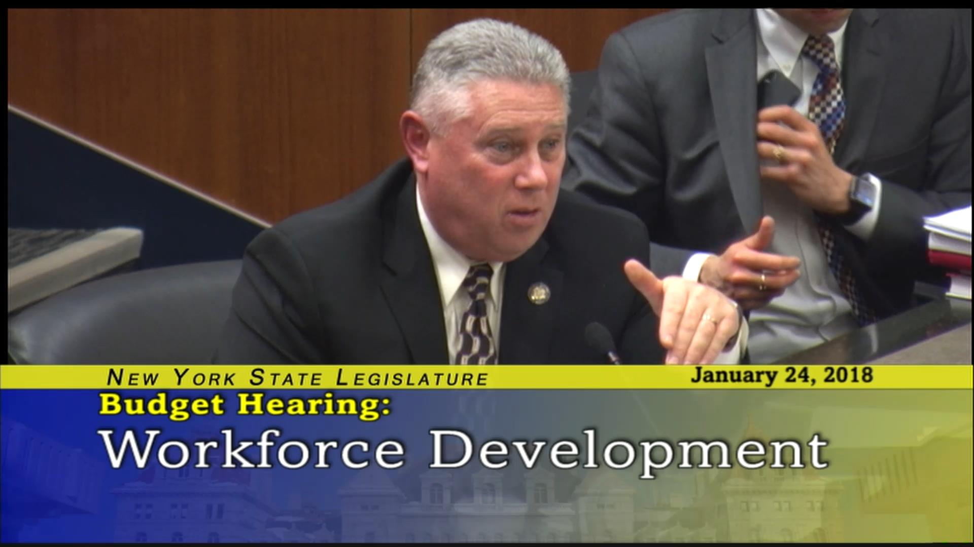 Budget Hearing on Workforce Development