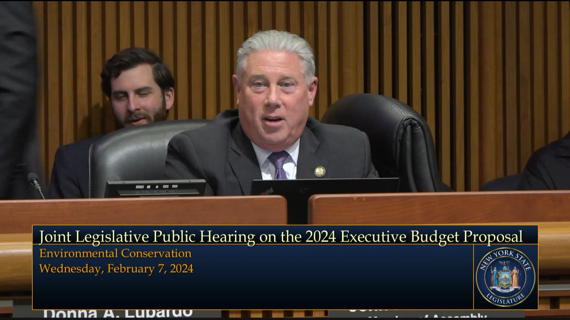 McDonald Questions DEC Commissioner & NYSERDA President During Budget Hearing on Agriculture, Environmental Conservation and Energy