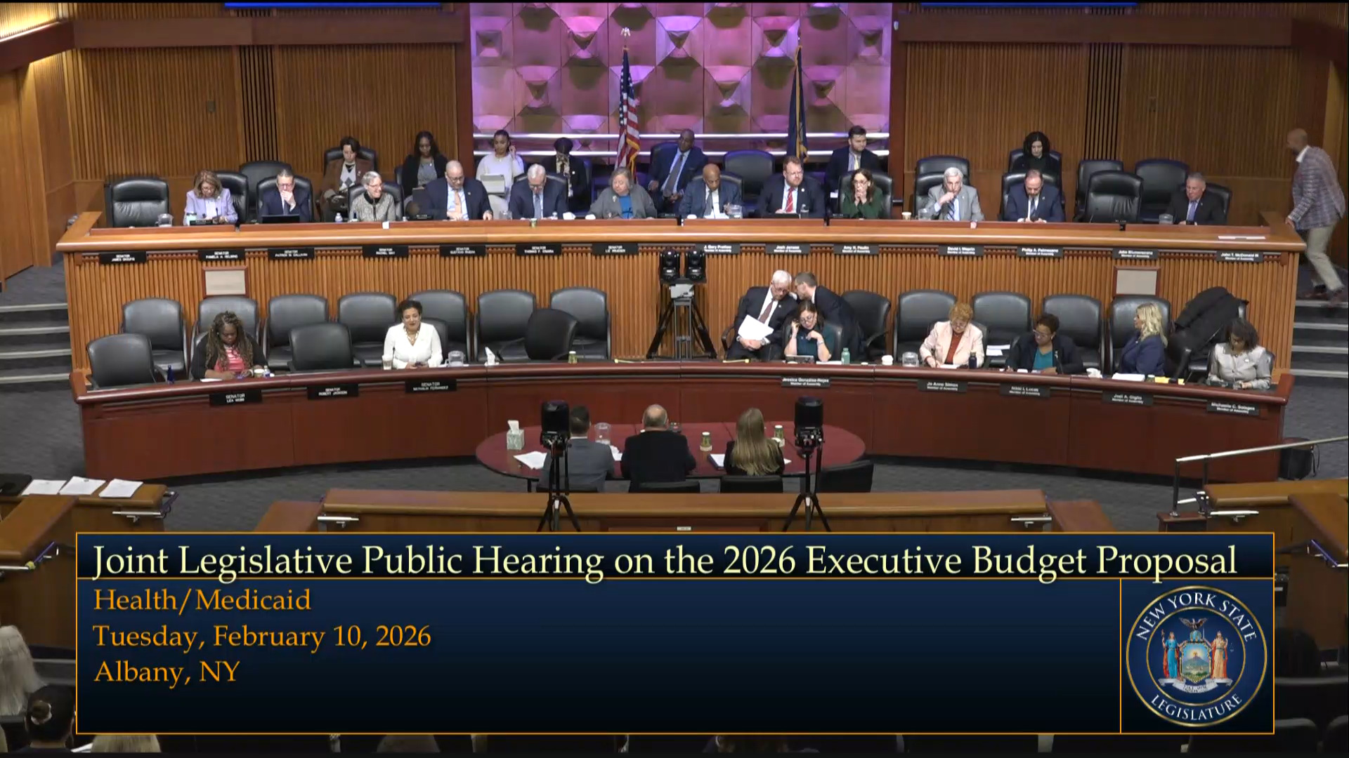 State Officials Testify During a Budget Hearing on Health and Medicaid