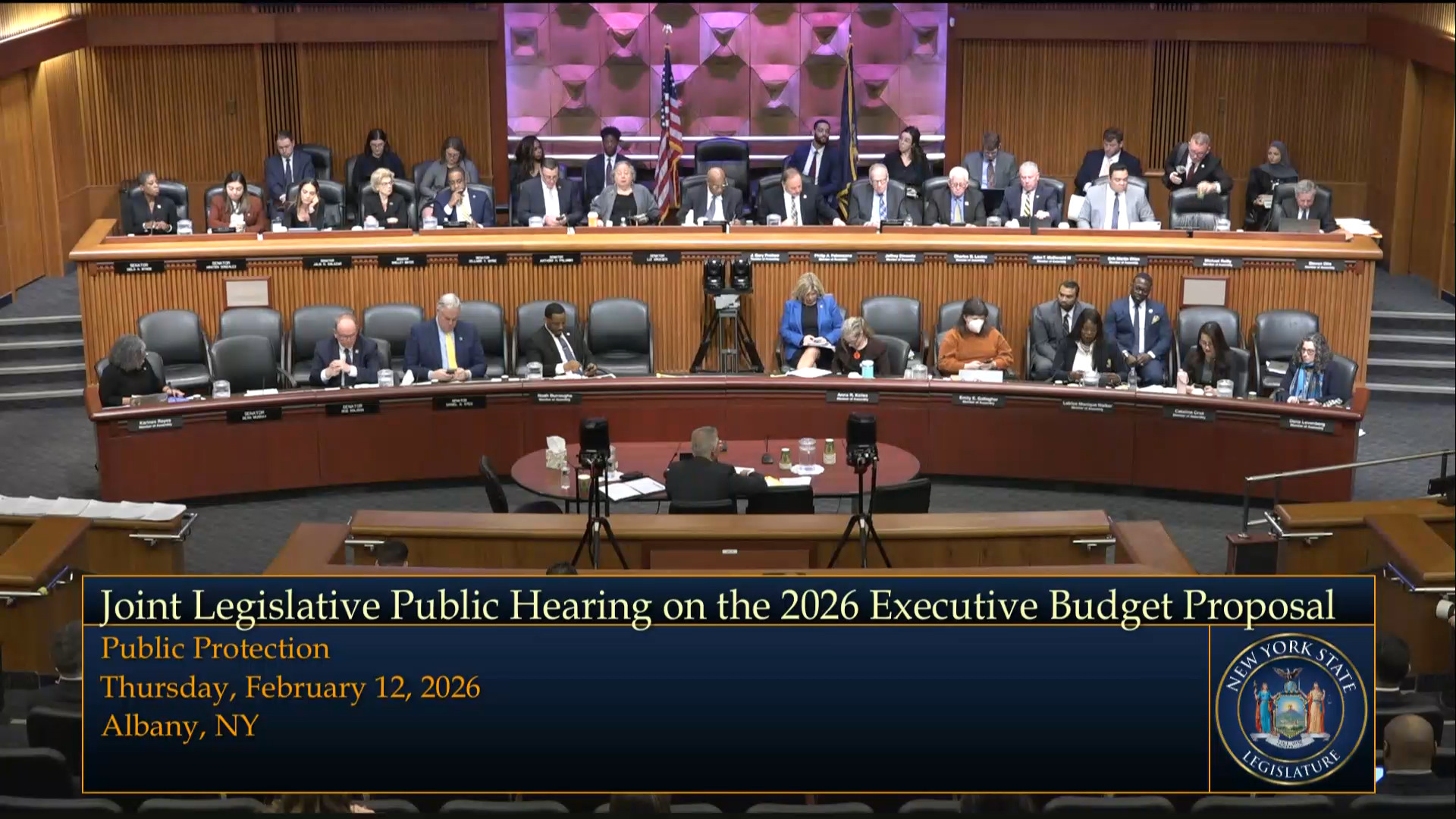 NYS Chief Administrative Judge Testifies During Budget Hearing on Public Protection
