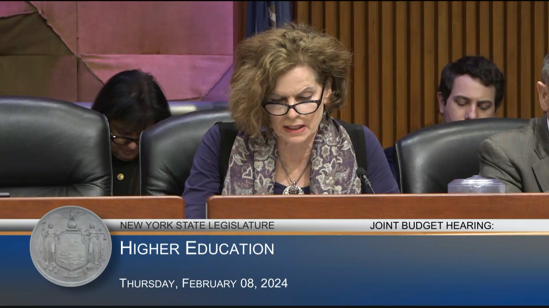 Union Officials Testify During Budget Hearing on Higher Education