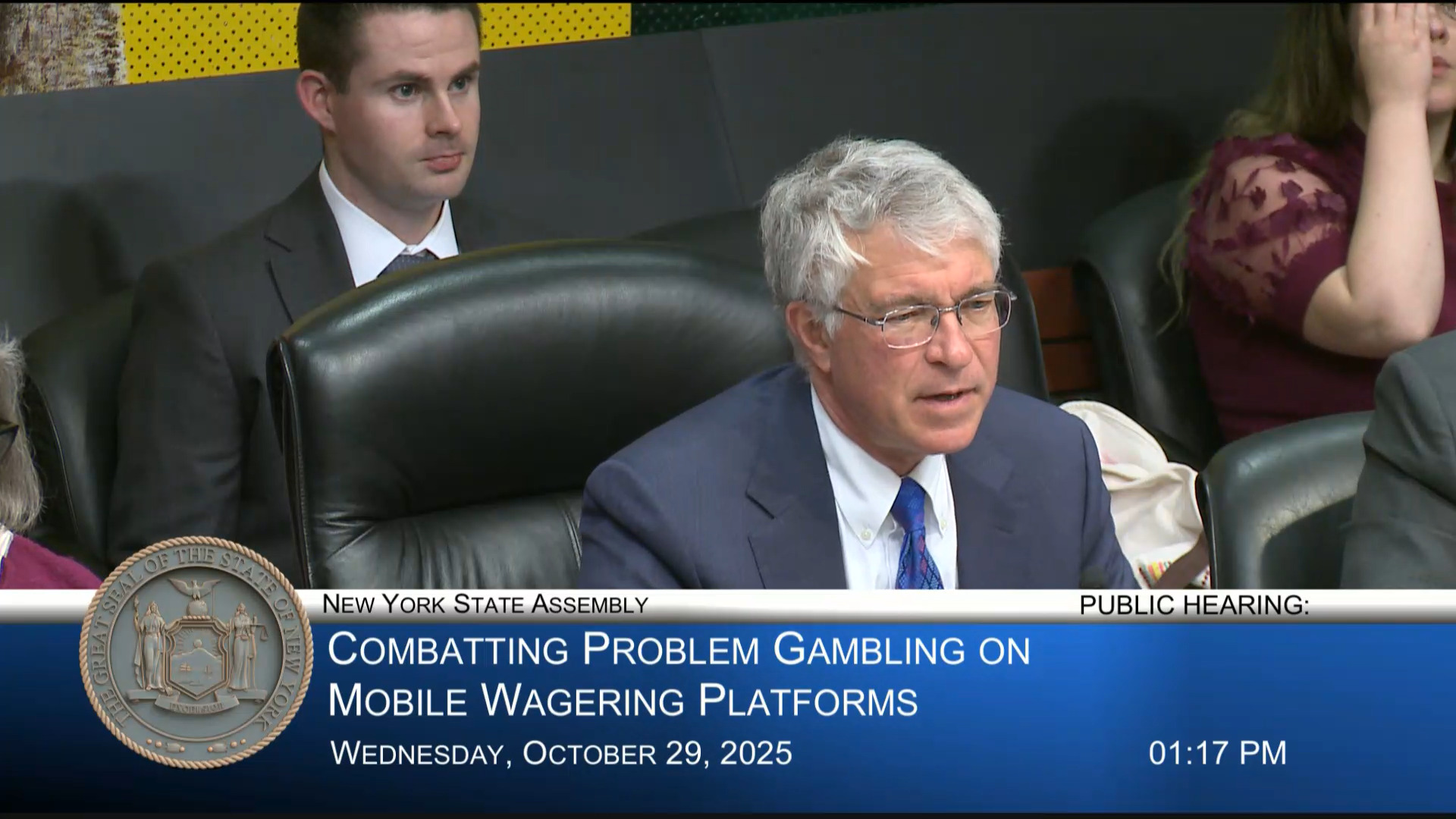 Friends of Recovery-NY Representative Testifies Public Hearing on Combating Problem Gambling on Mobile Wagering Platforms
