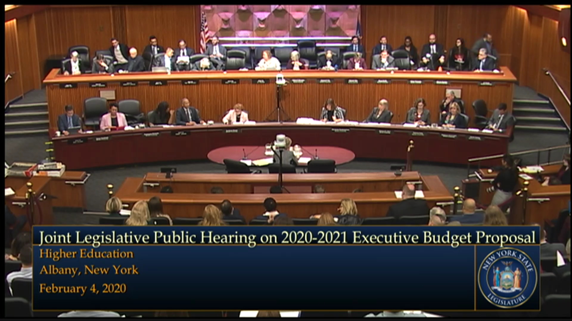 2020 Joint Budget Hearing on Higher Education