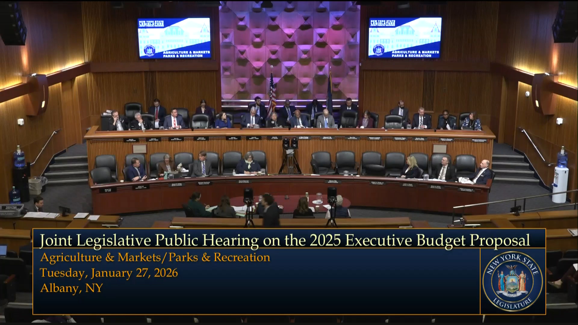 Ag and Markets Commissioner Testifies During Budget Hearing on Agriculture and Tourism