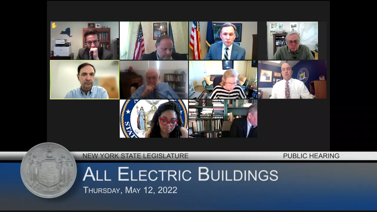 Climate Action Council Members Testify During Hearing on All Electric Buildings