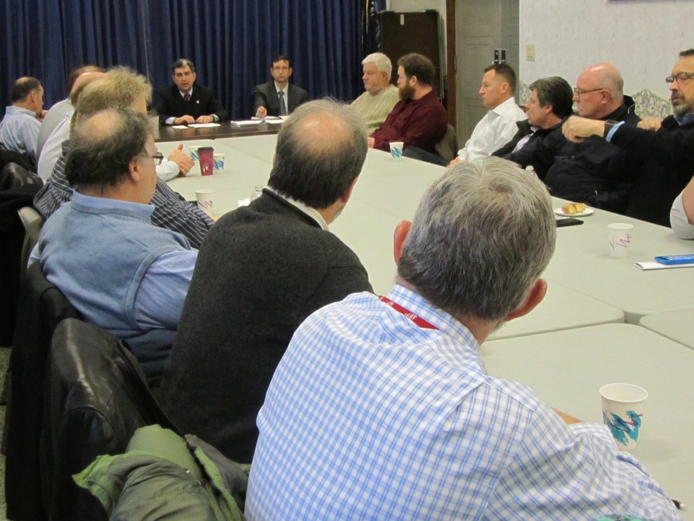 Each year Assemblyman Magnarelli hosts a Labor Breakfast meeting to discuss priority union issues. This year over 28 different unions sent representatives to the roundtable discussion: including the c