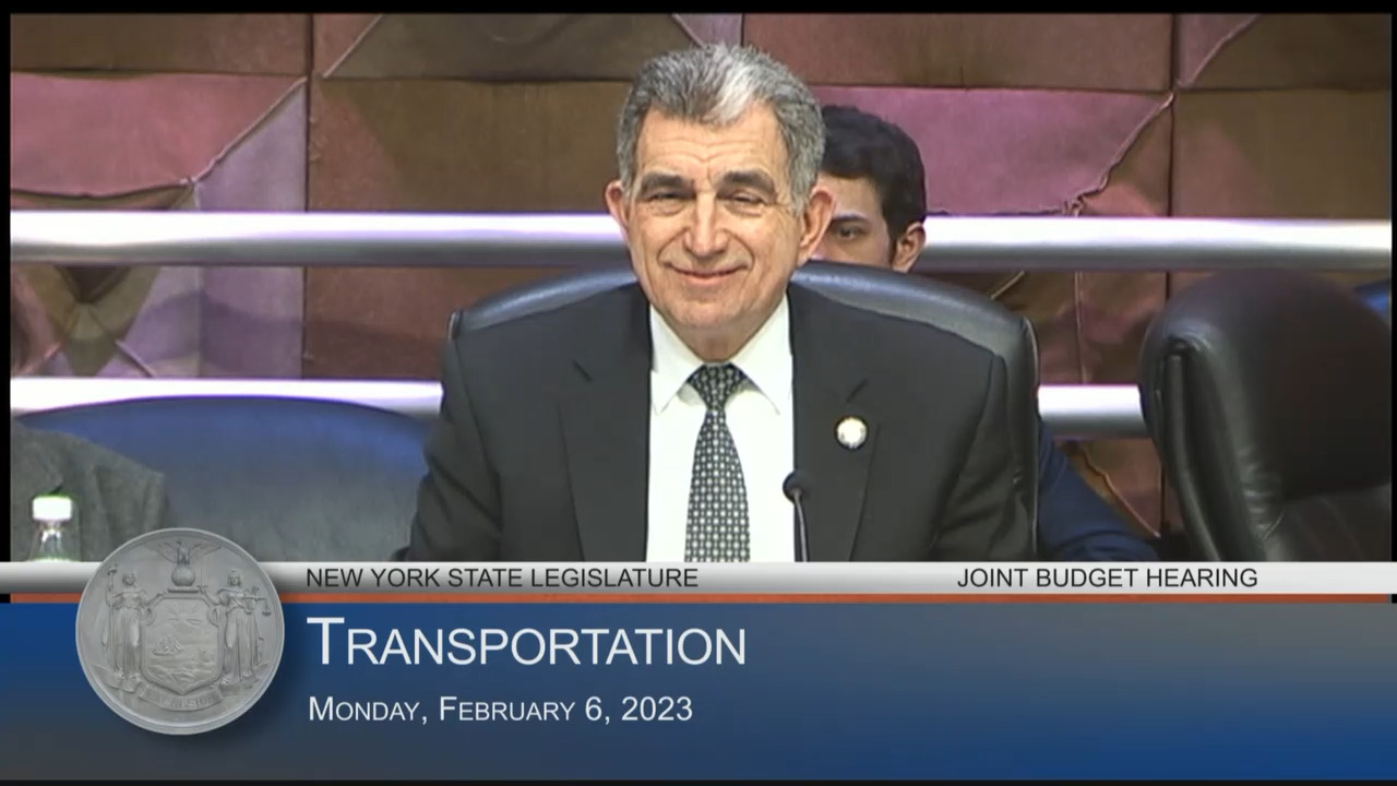 Magnarelli Questions State Transportation Commissioner During Budget Hearing on Transportation