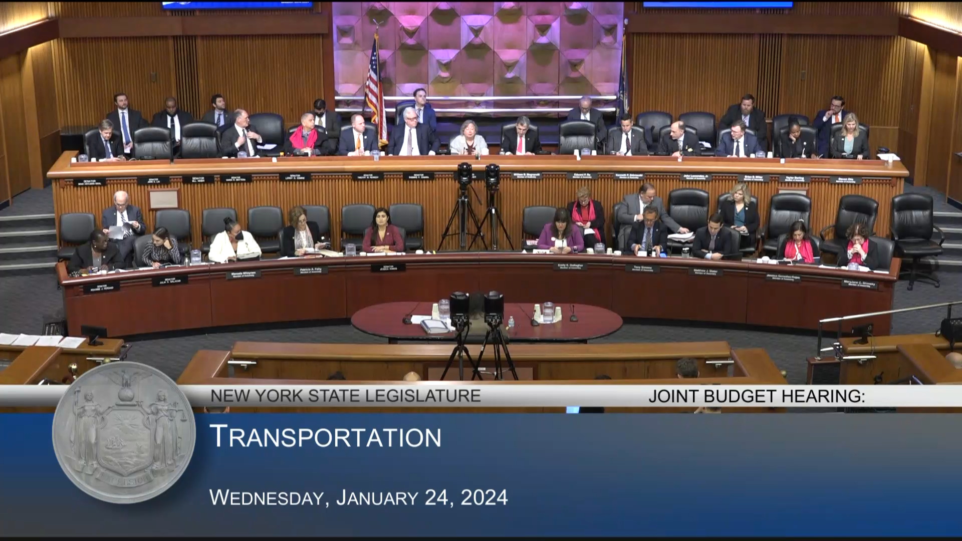 DOT Commissioner Testifies During Joint Budget Hearing on Transportation