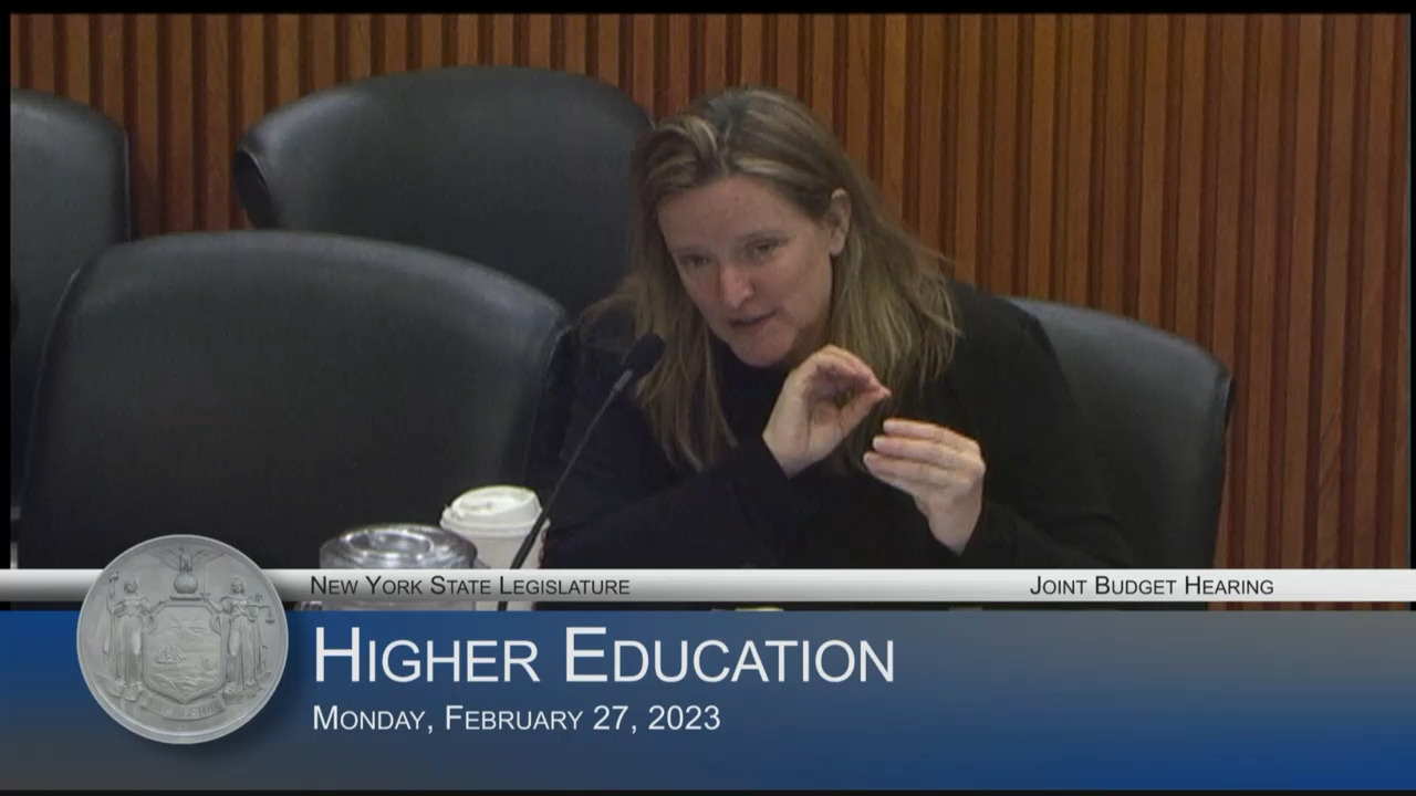 HESC President Testifies During Budget Hearing on Higher Education