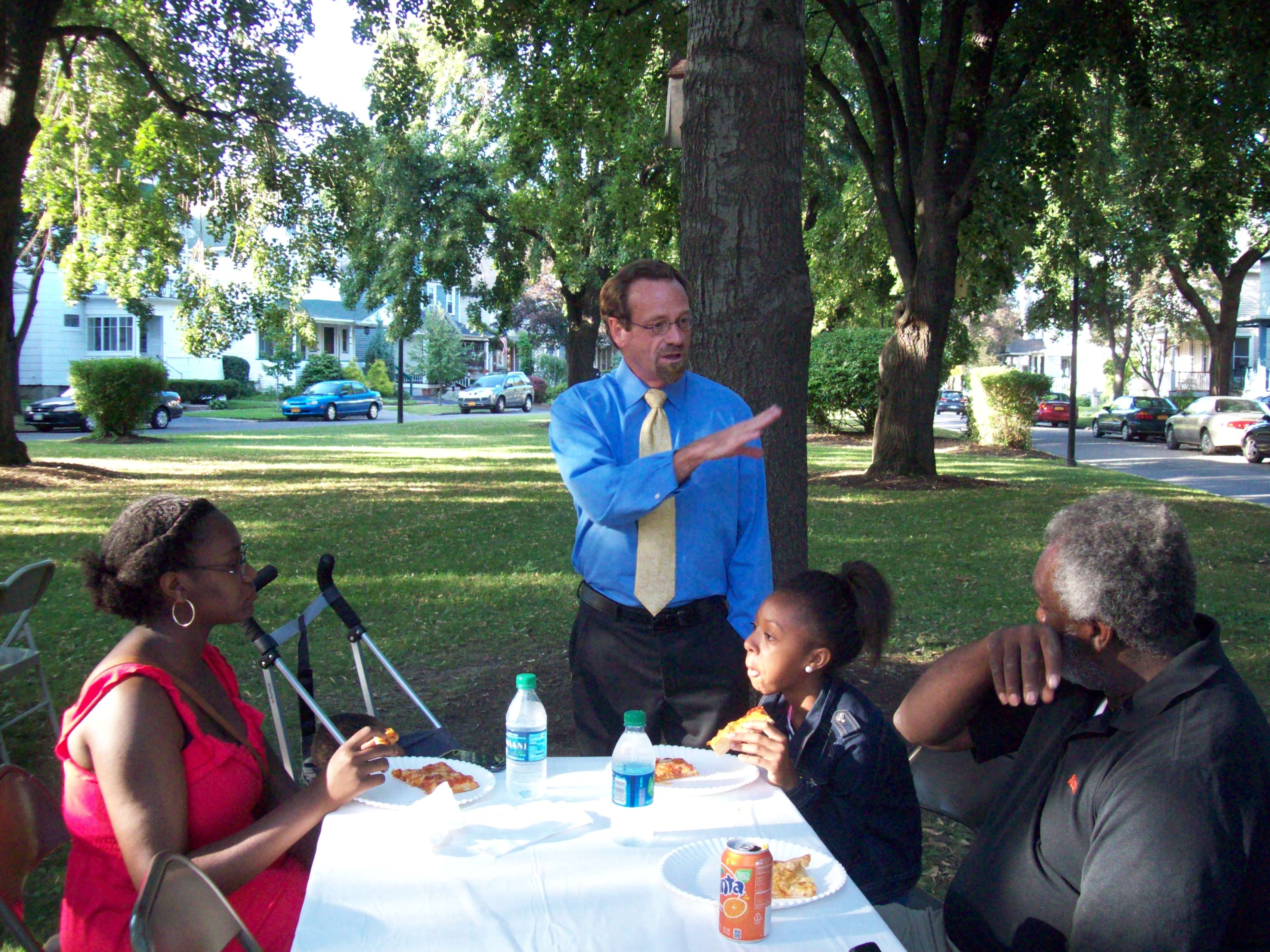 From Charlotte to Beachwood to Upper Mt. Hope, Assemblymember Harry Bronson joins the families of Rochester as they participate in National Night Out