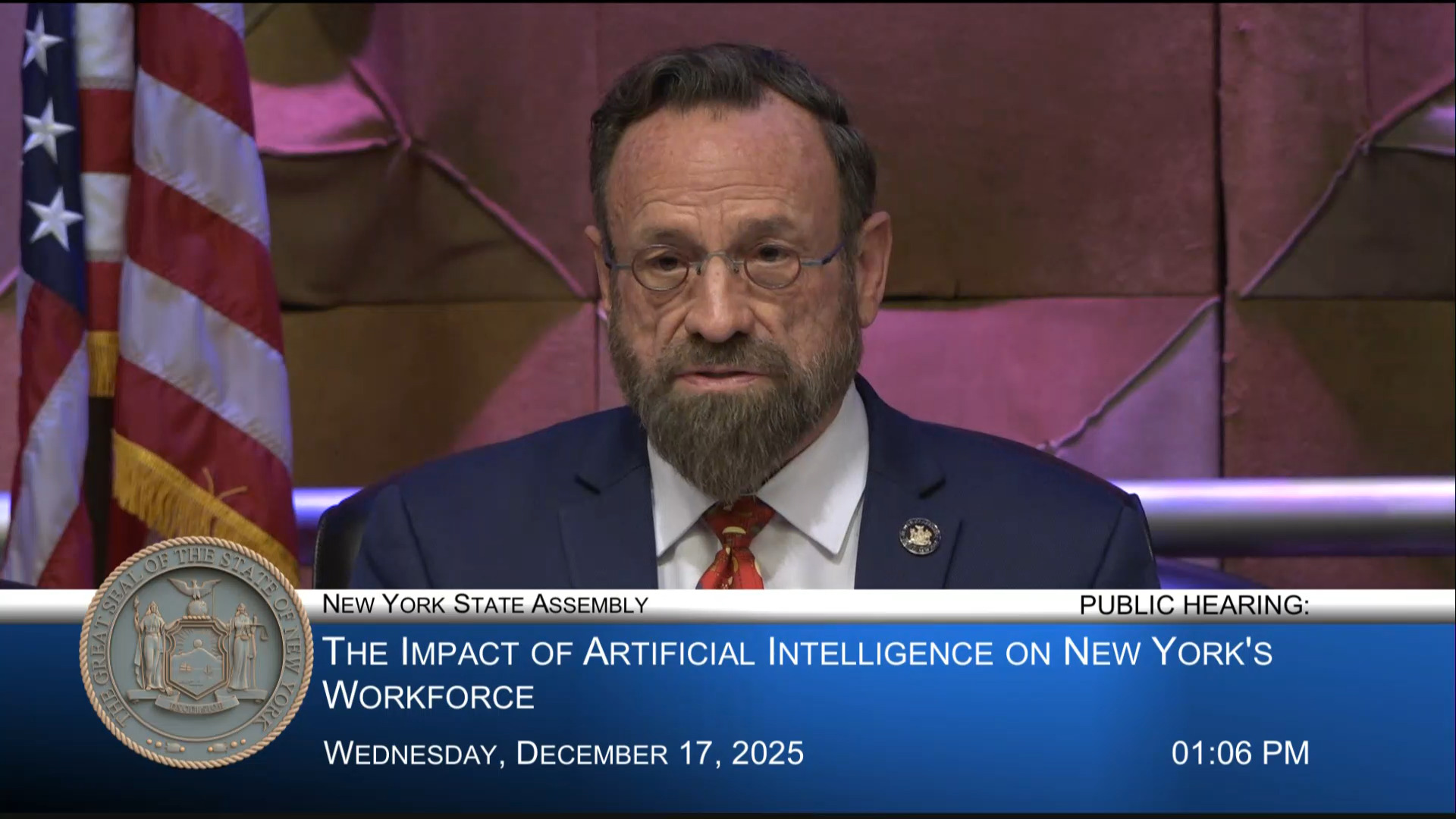 Labor Groups Testify During Public Hearing on the Impact of AI on NY’s Private and Public Sector Workforces