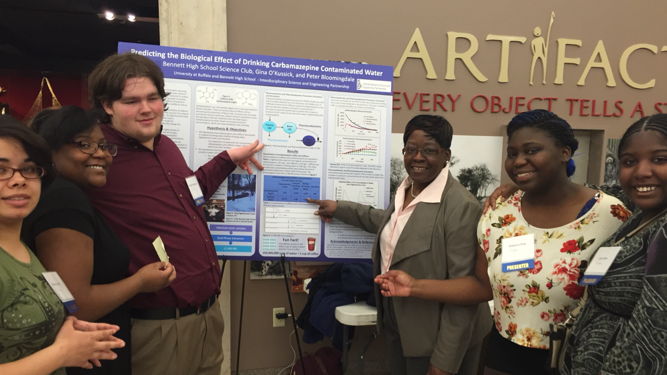 March 14, 2015 – Assemblywoman Peoples-Stokes with students from various Buffalo Public schools, highlighting the importance of taking an interest in STEM related fields.