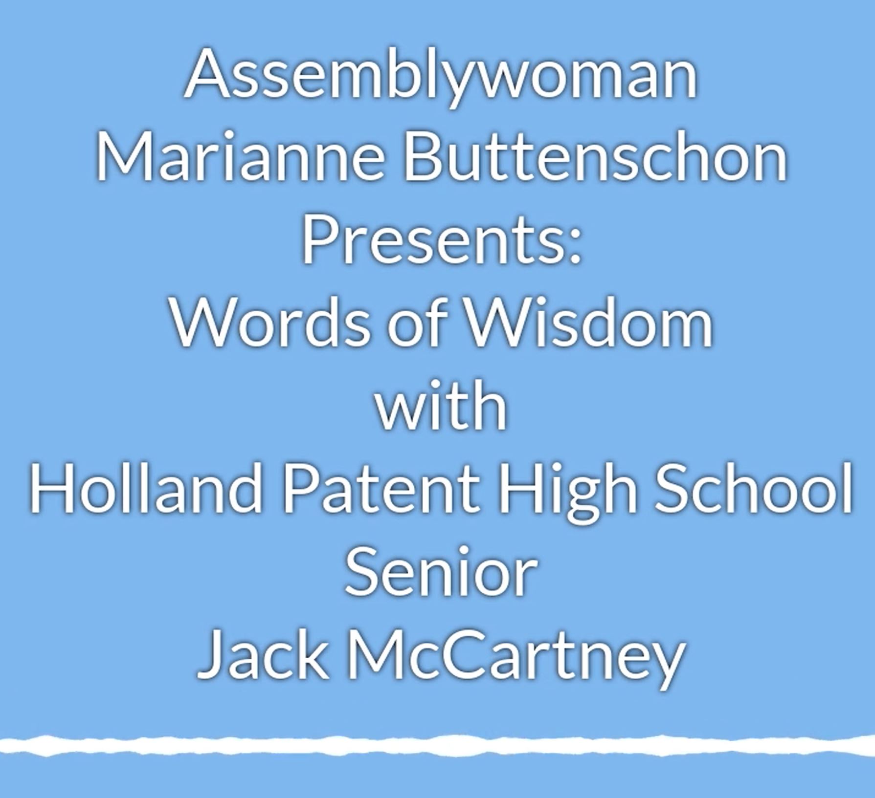 Words of Wisdom from Jack McCartney